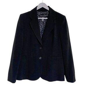 Apostrophe 12 black 2 button blazer